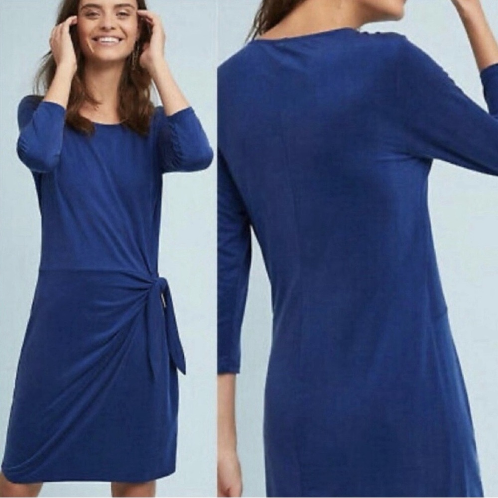 Dolan dress. Size M Beautiful blue with tie at waist. Left Coast Collection.